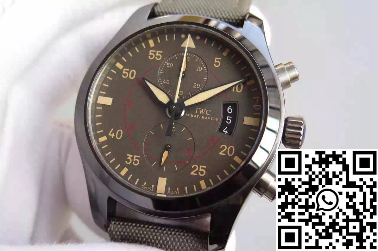 IWC Pilot IW388002 V6 Factory Charcoal Gray Dial