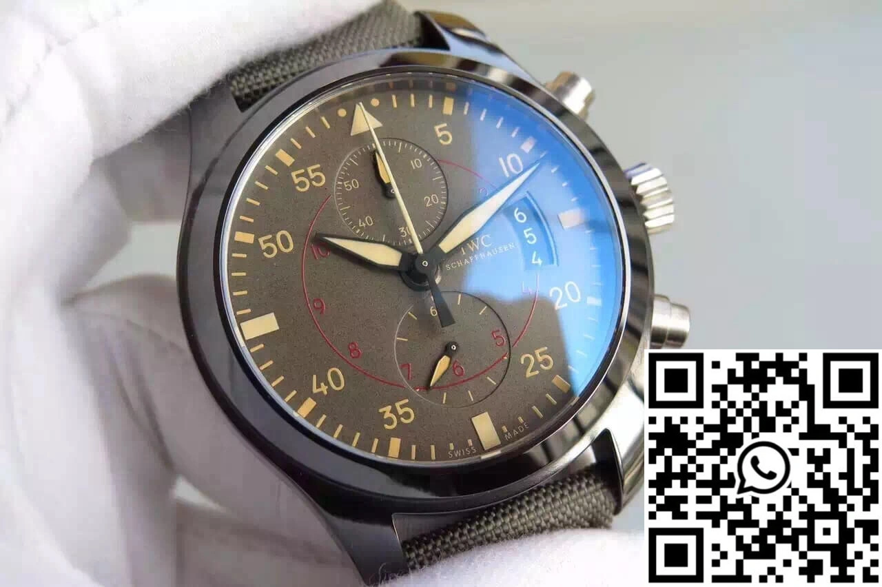 IWC Pilot IW388002 V6 Factory Charcoal Gray Dial