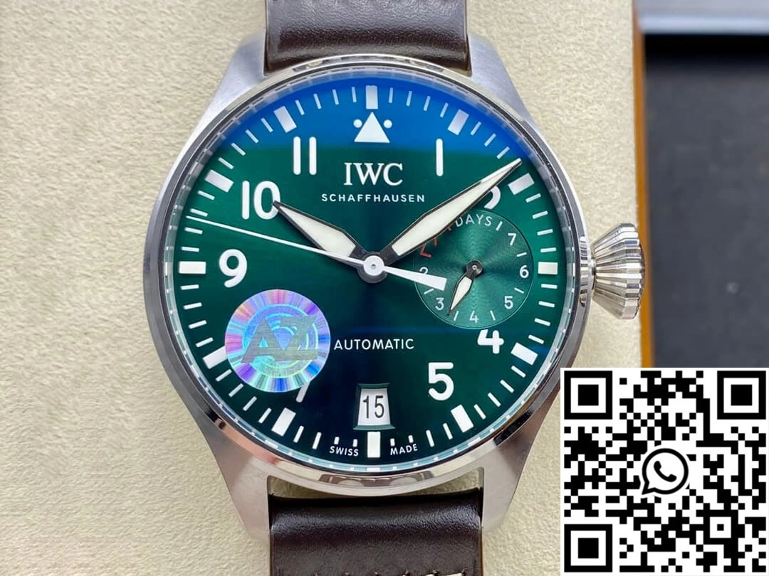 IWC Pilot IW501015 AZ Factory Green Dial