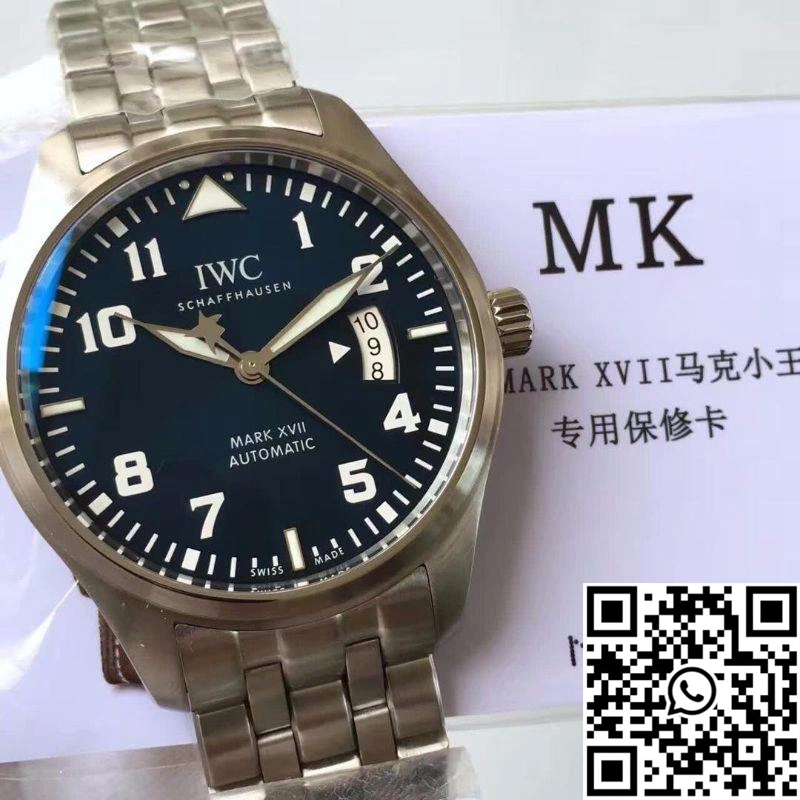 IWC Pilot Mark XVII Le Petit Prince IW327014 MKS Factory Blue Dial