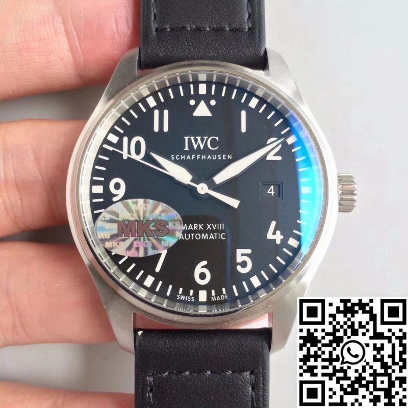 IWC Pilot Mark XVIII Edition Laureus Sport IW324703 MKS Factory V2 Blue Dial