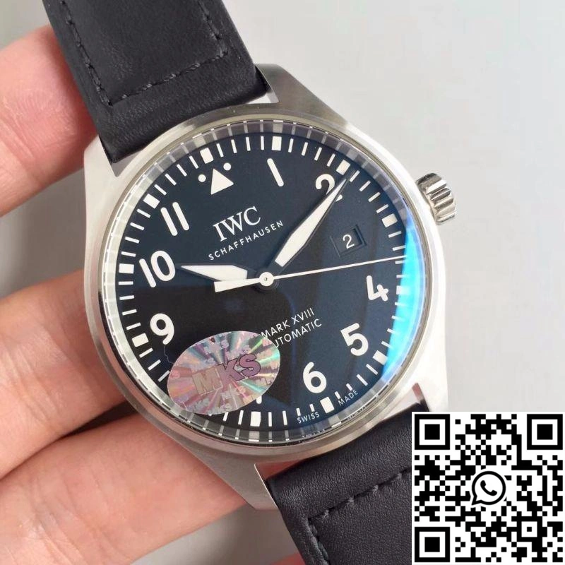IWC Pilot Mark XVIII Edition Laureus Sport IW324703 MKS Factory V2 Blue Dial