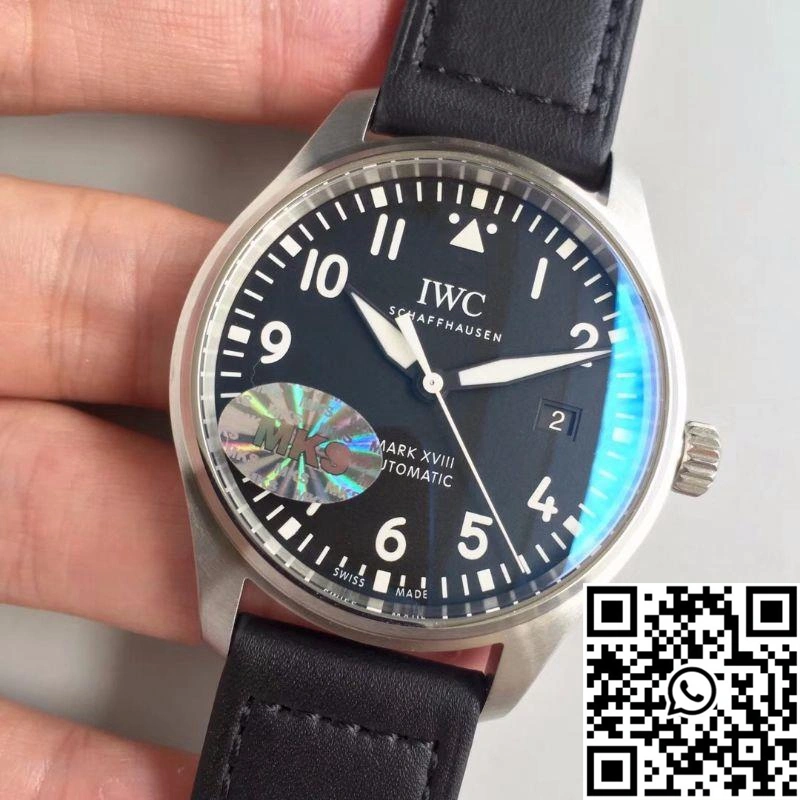 IWC Pilot Mark XVIII Edition Laureus Sport IW324703 MKS Factory V2 Blue Dial