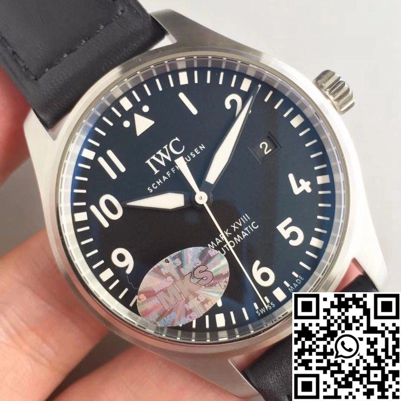 IWC Pilot Mark XVIII Edition Laureus Sport IW324703 MKS Factory V2 Blue Dial