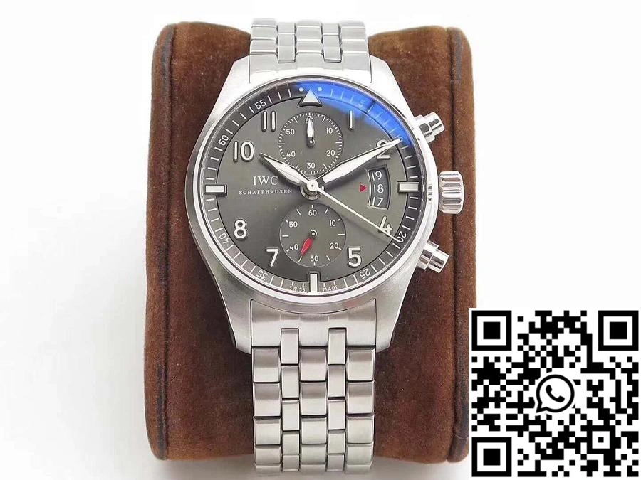 IWC Pilot Spitfire Chronograph IW387804 ZF Factory Anthracite Dial