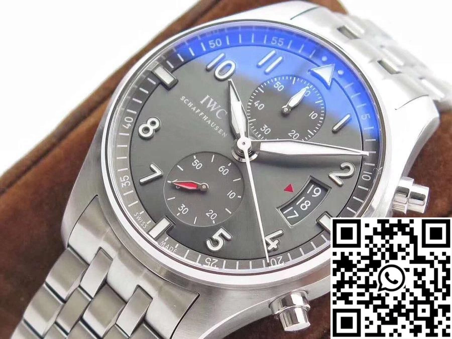 IWC Pilot Spitfire Chronograph IW387804 ZF Factory Anthracite Dial