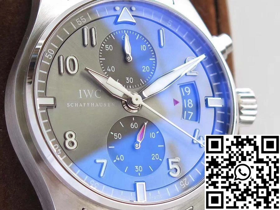 IWC Pilot Spitfire Chronograph IW387804 ZF Factory Anthracite Dial