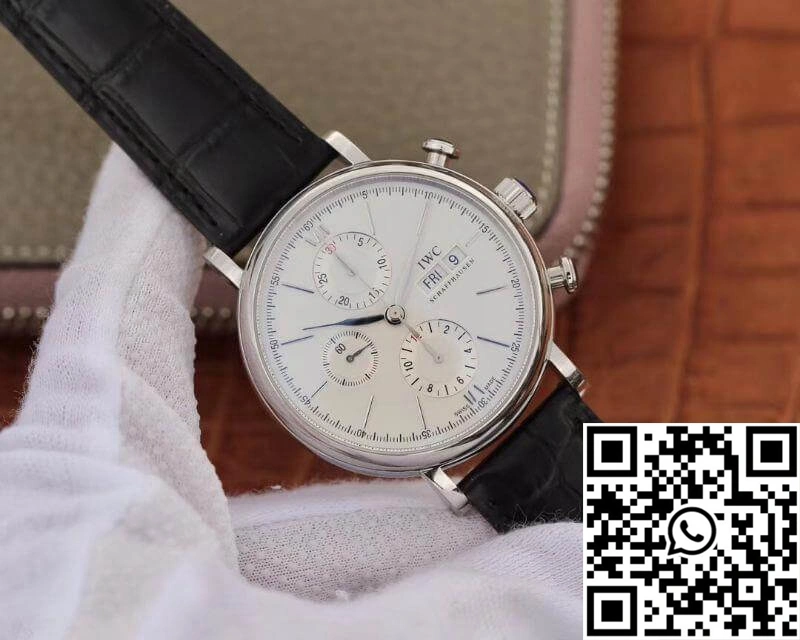 IWC Portofino Chronograph Multi-function IW391022 ZF Factory 42mm X 13.5mm White Dial