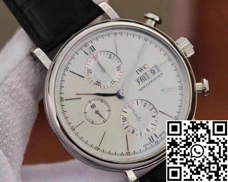 IWC Portofino Chronograph Multi-function IW391022 ZF Factory 42mm X 13.5mm White Dial