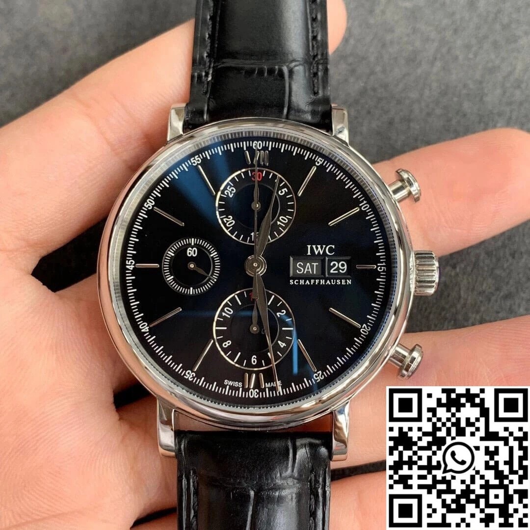 IWC Portofino IW391008 ZF Factory Stainless Steel Black Dial