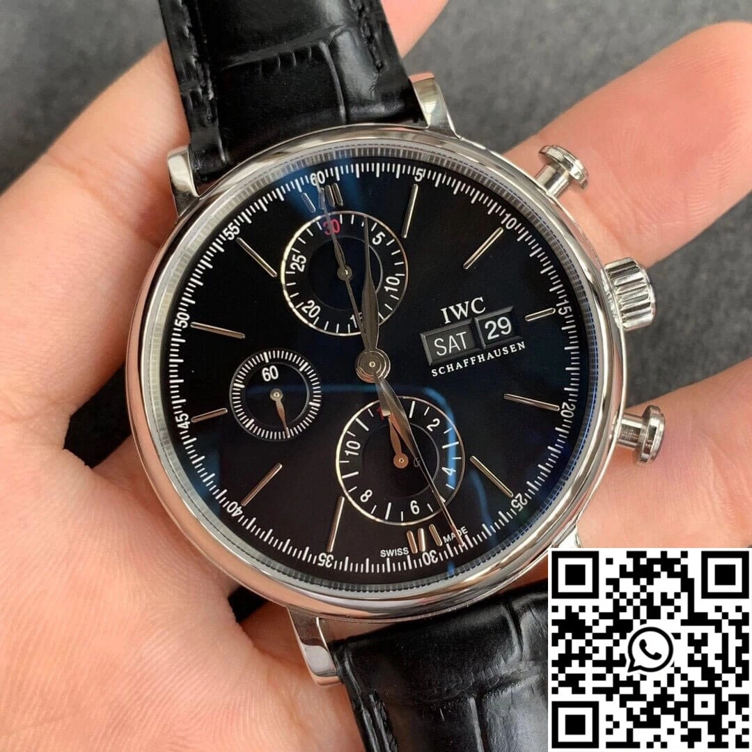 IWC Portofino IW391008 ZF Factory Stainless Steel Black Dial