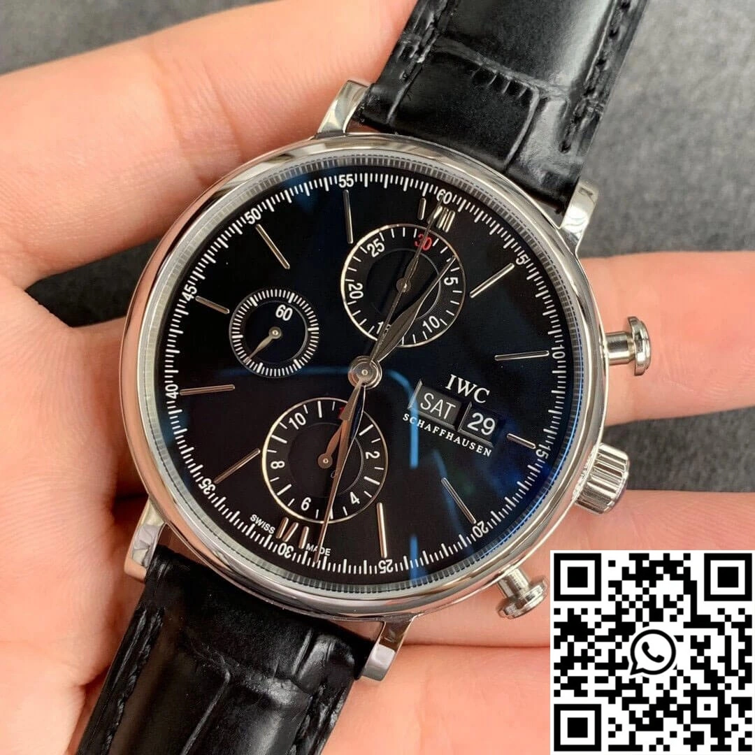 IWC Portofino IW391008 ZF Factory Stainless Steel Black Dial