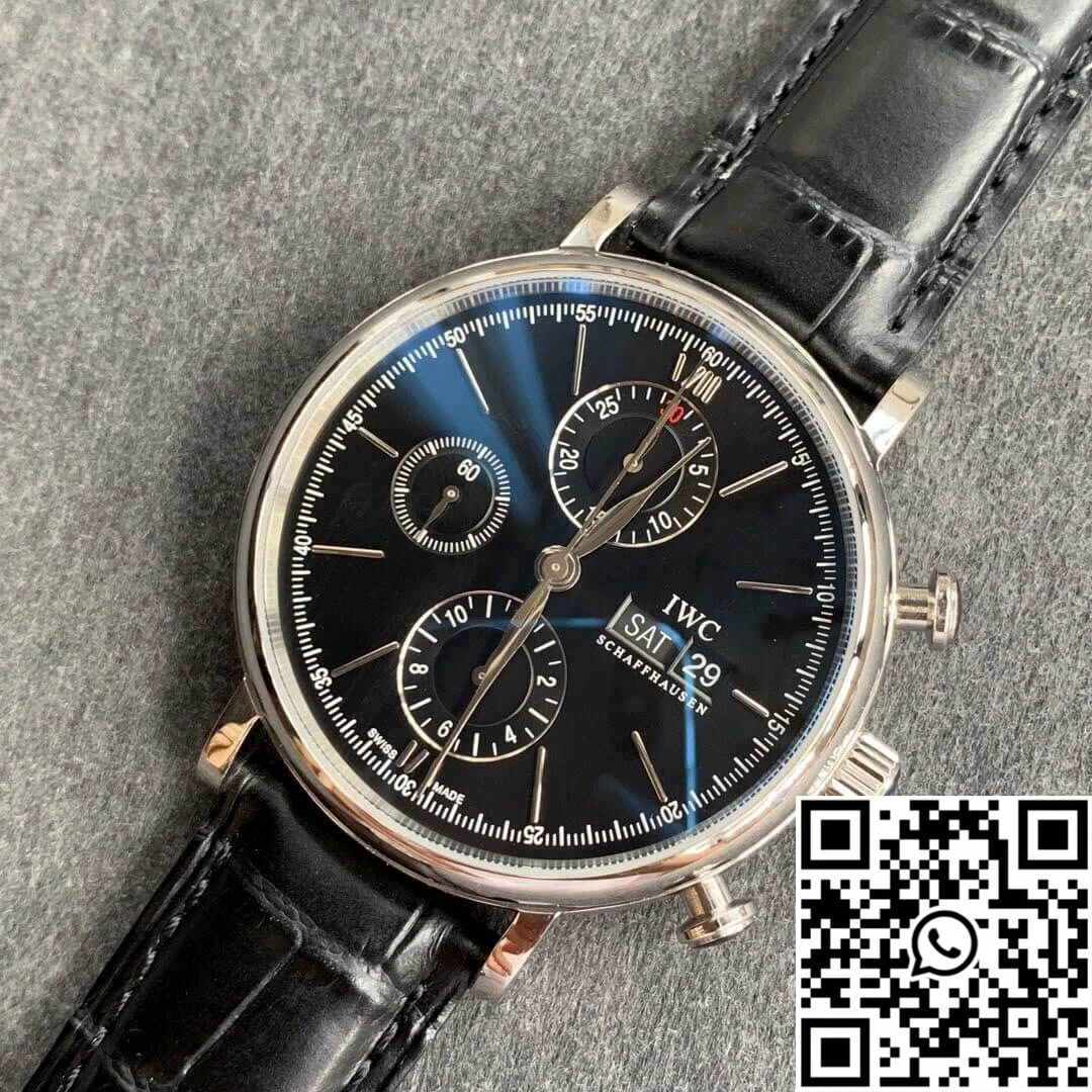 IWC Portofino IW391008 ZF Factory Stainless Steel Black Dial