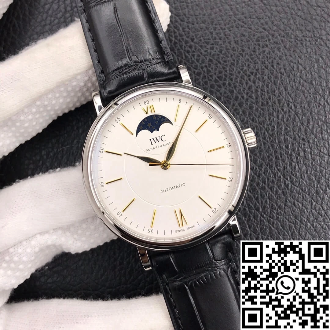 IWC Portofino Moon Phase IW459401 MKS Factory White Dial