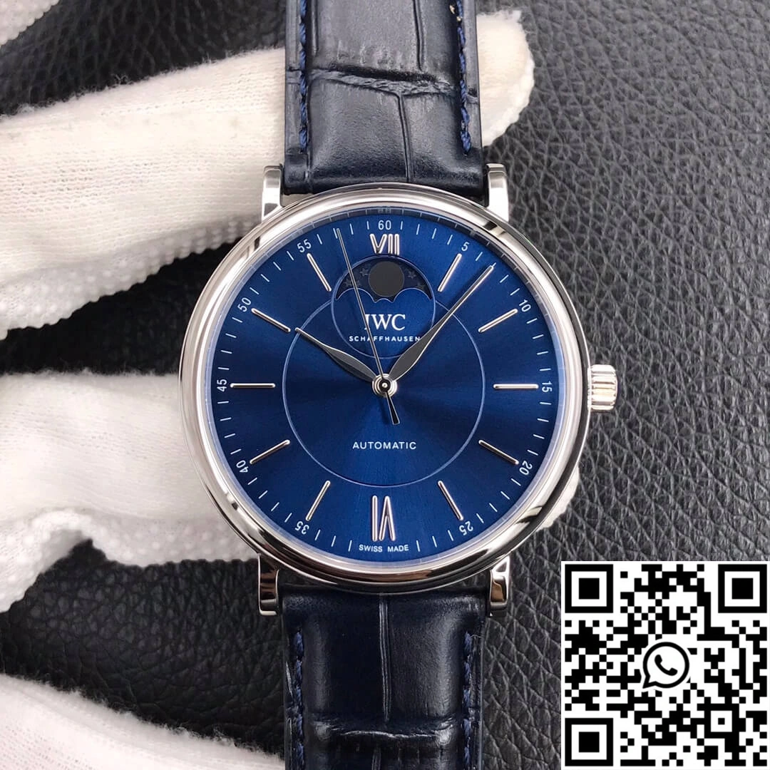 IWC Portofino Moon Phase IW459402 MKS Factory Blue Dial