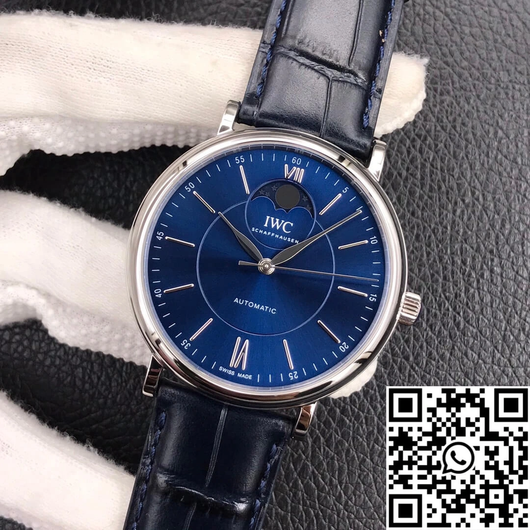 IWC Portofino Moon Phase IW459402 MKS Factory Blue Dial