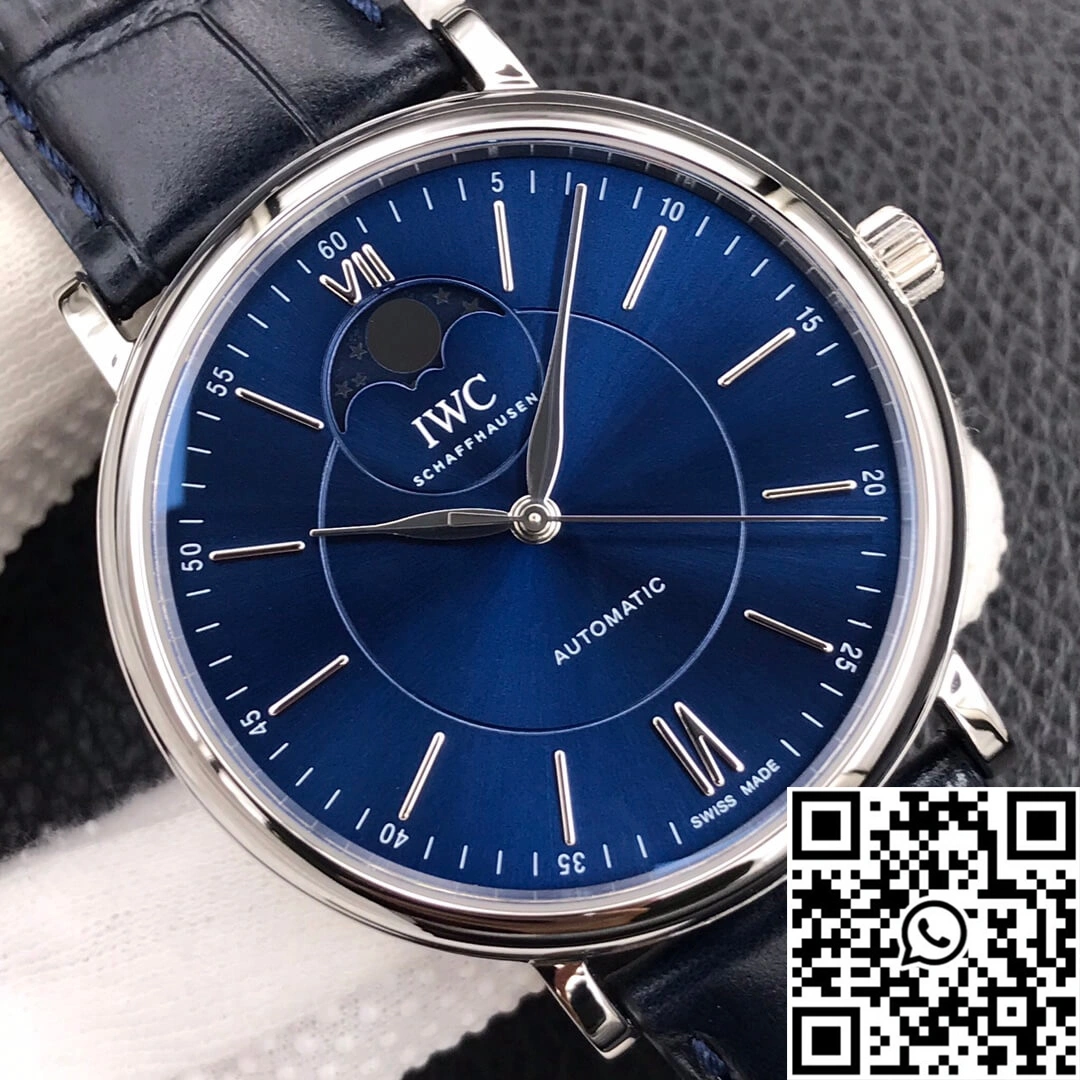 IWC Portofino Moon Phase IW459402 MKS Factory Blue Dial