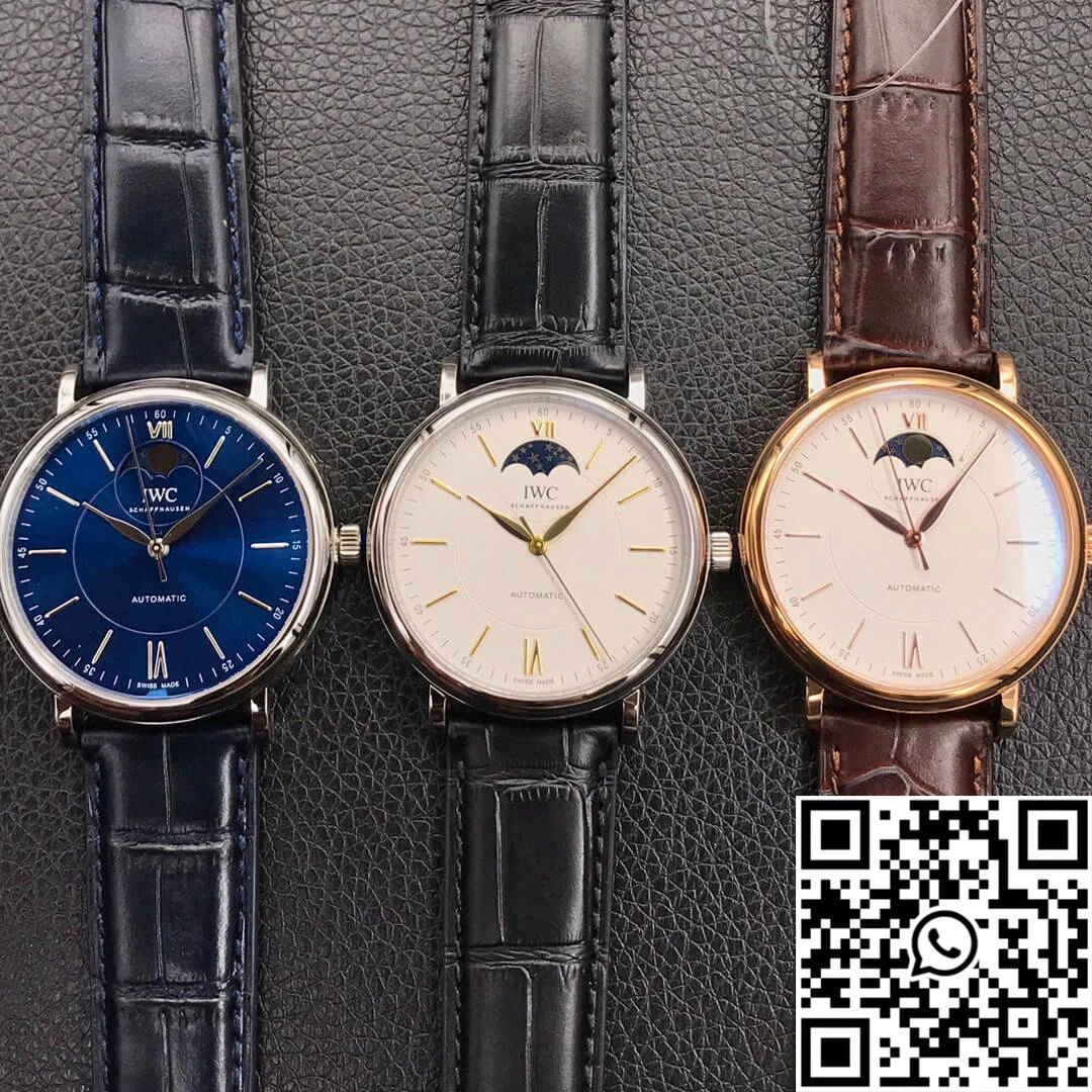 IWC Portofino Moon Phase IW459402 MKS Factory Blue Dial