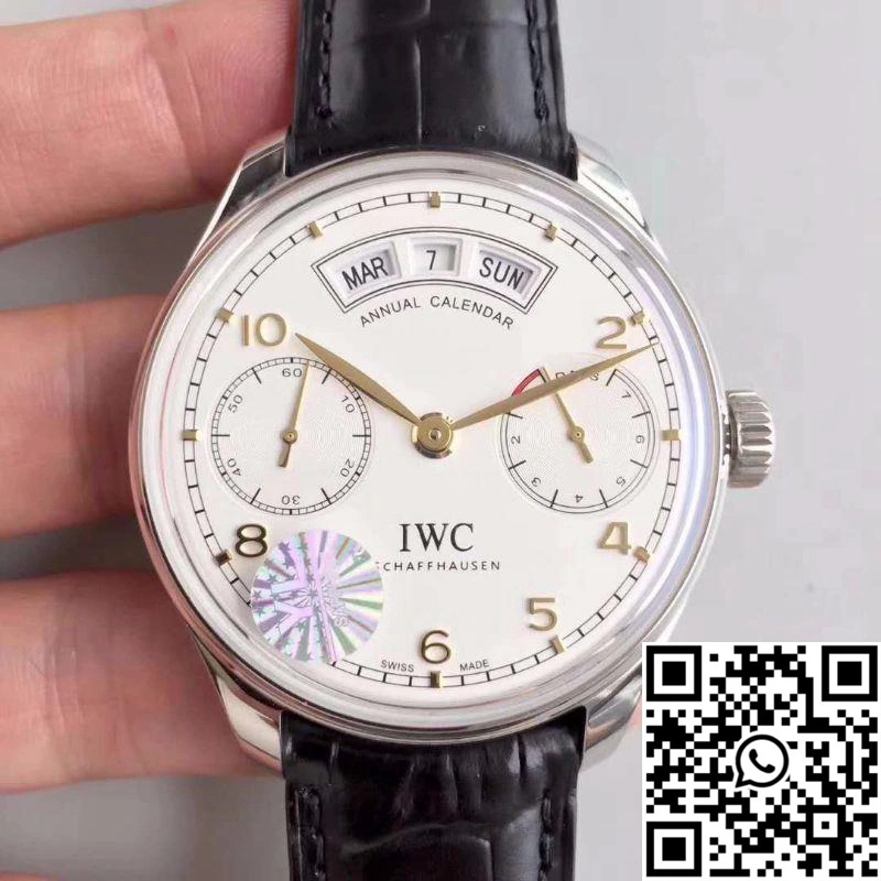 IWC Portugieser Annual Calendar IW503501 YL Factory White Dial