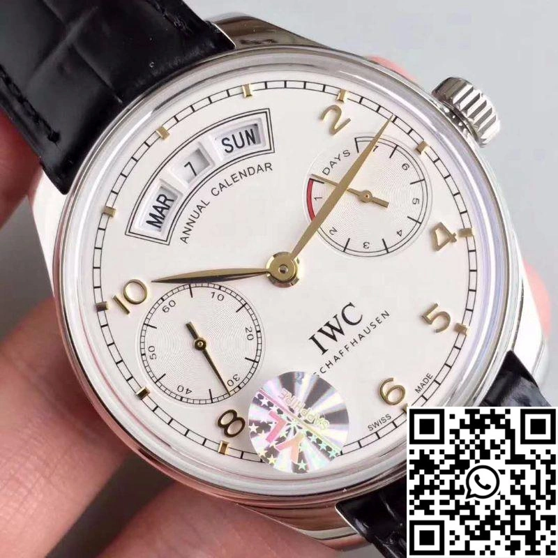 IWC Portugieser Annual Calendar IW503501 YL Factory White Dial