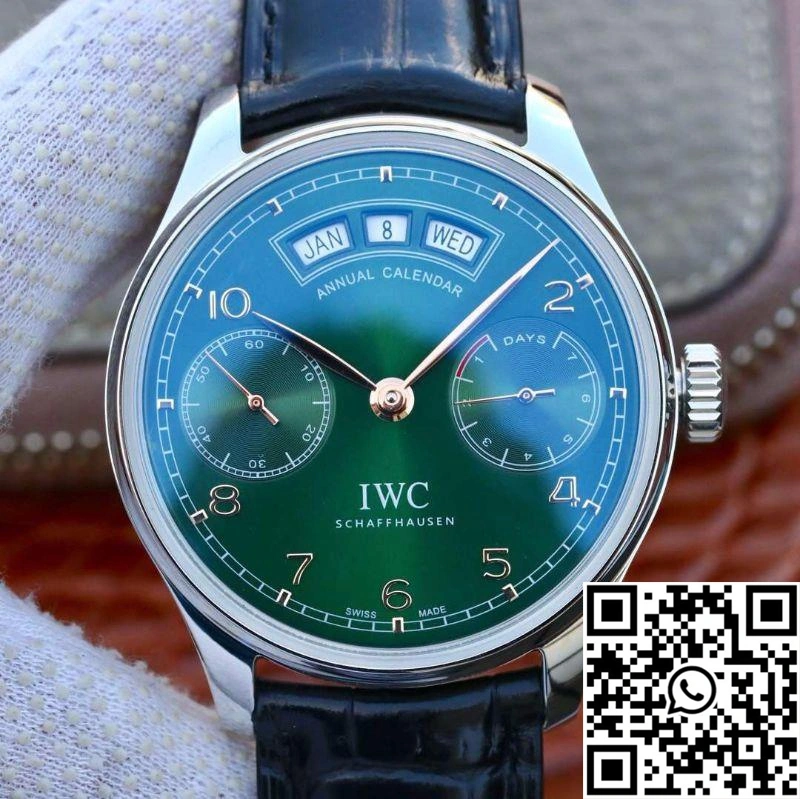 IWC Portugieser Annual Calendar IW503510 YL Factory Green Dial
