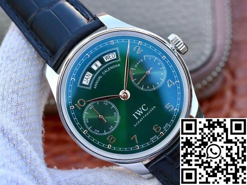 IWC Portugieser Annual Calendar IW503510 YL Factory Green Dial