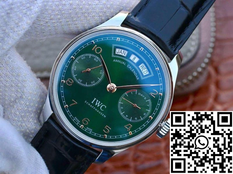 IWC Portugieser Annual Calendar IW503510 YL Factory Green Dial