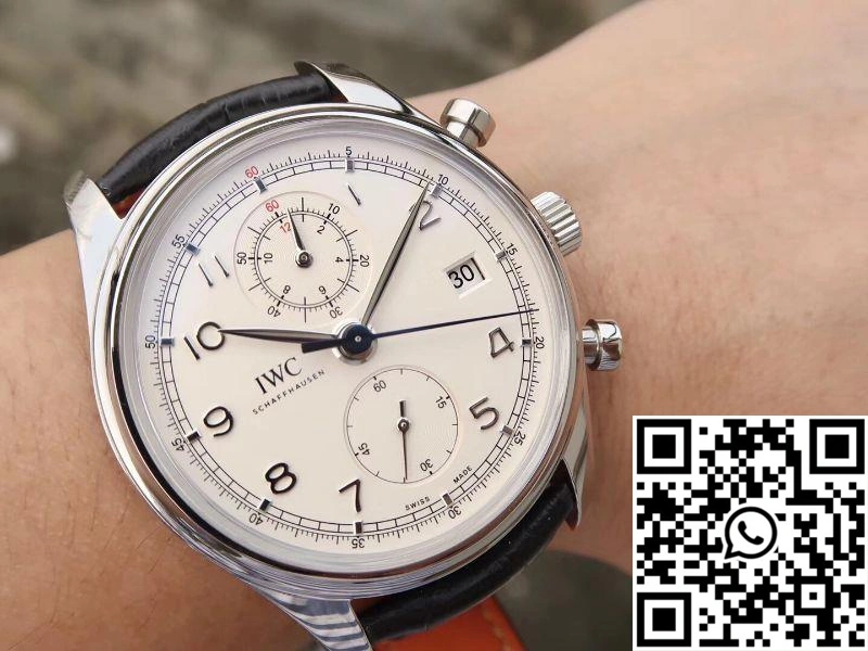 IWC Portugieser Chronograph Classic IW390403 ZF Factory White Dial