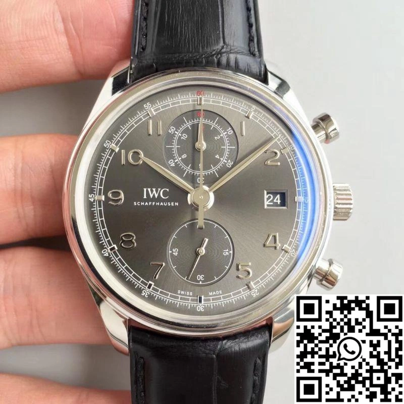 IWC Portugieser Chronograph Classic IW390404 ZF Factory Anthracite Dial