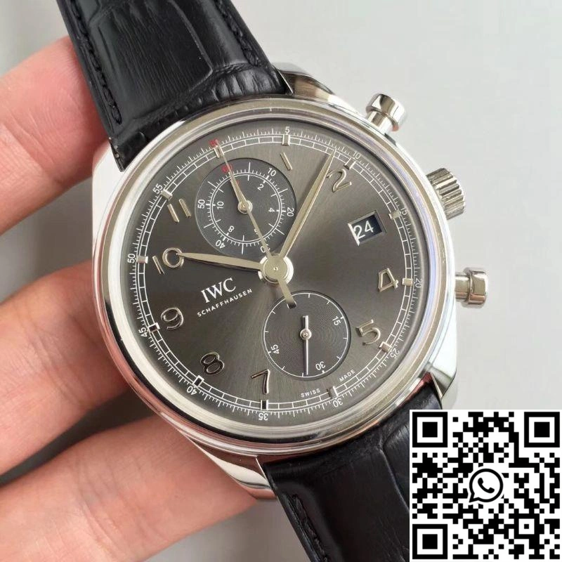 IWC Portugieser Chronograph Classic IW390404 ZF Factory Anthracite Dial