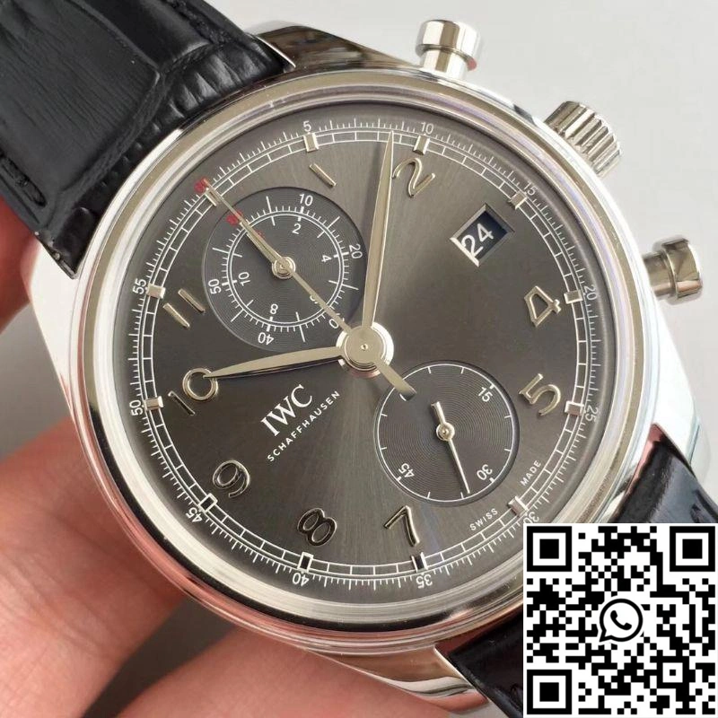 IWC Portugieser Chronograph Classic IW390404 ZF Factory Anthracite Dial