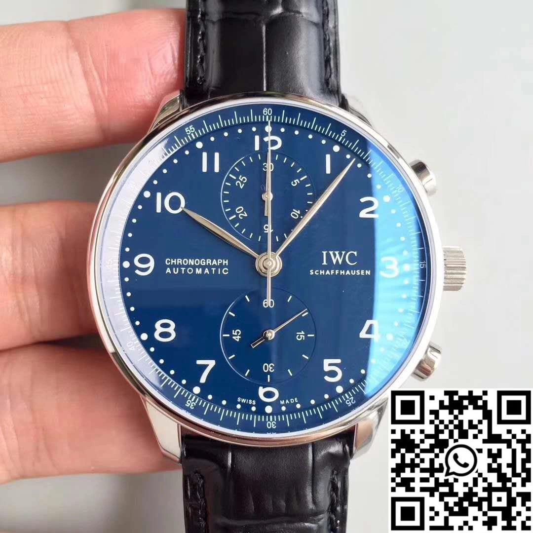 IWC Portugieser Chronograph Edition 150 Years IW371601 Blue Dial YL Factory