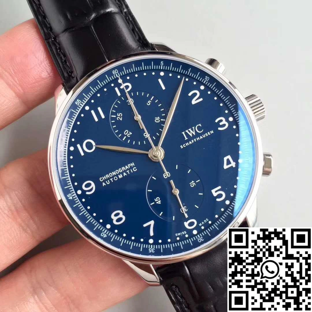 IWC Portugieser Chronograph Edition 150 Years IW371601 Blue Dial YL Factory