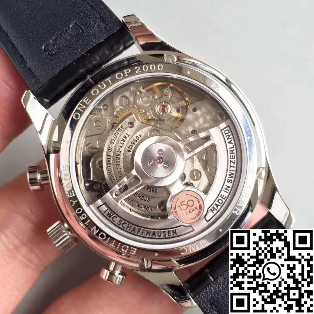IWC Portugieser Chronograph Edition 150 Years IW371601 Blue Dial YL Factory