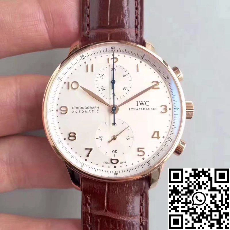 IWC Portugieser Chronograph IW371445 ZF Factory V2 Silver Dial