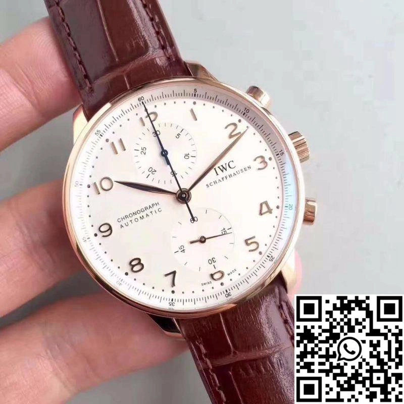 IWC Portugieser Chronograph IW371445 ZF Factory V2 Silver Dial