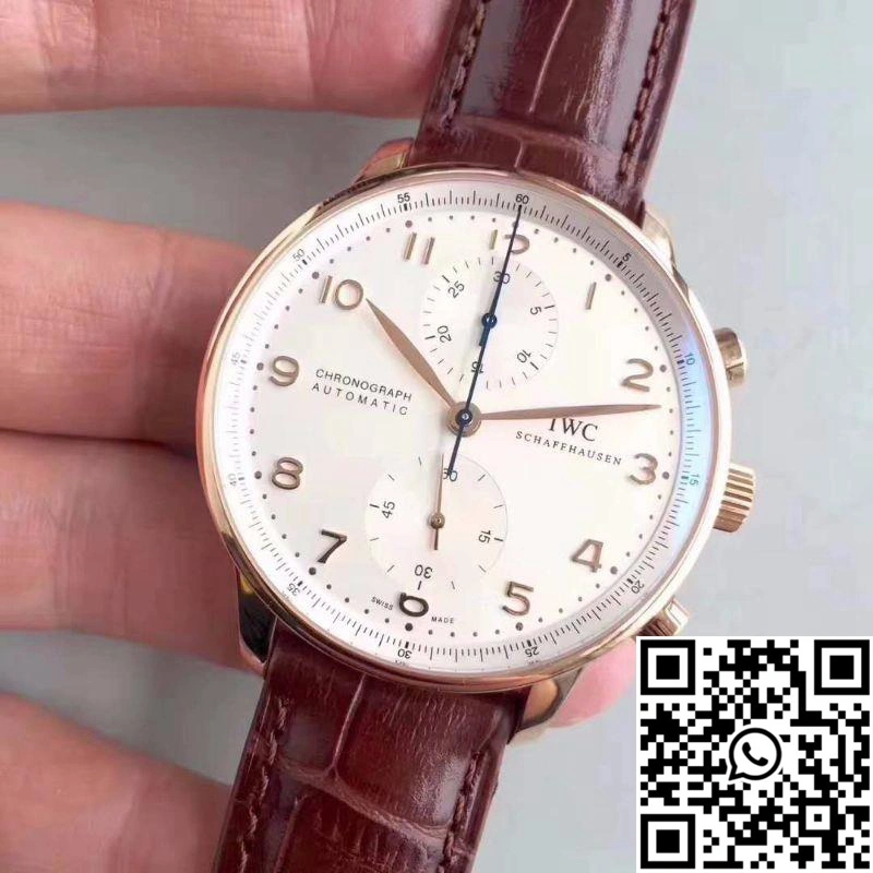 IWC Portugieser Chronograph IW371445 ZF Factory V2 Silver Dial