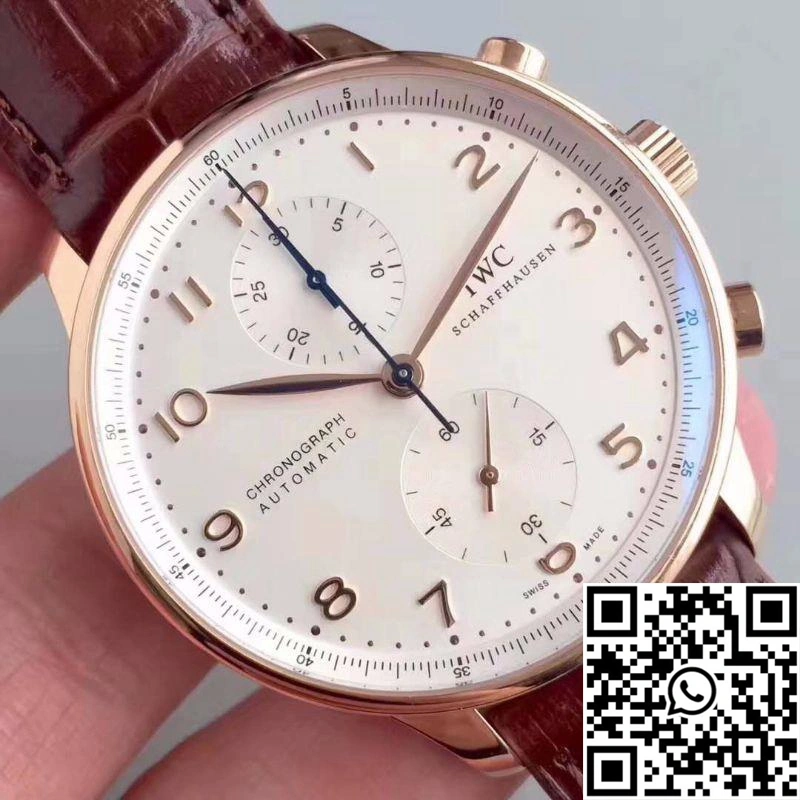 IWC Portugieser Chronograph IW371445 ZF Factory V2 Silver Dial