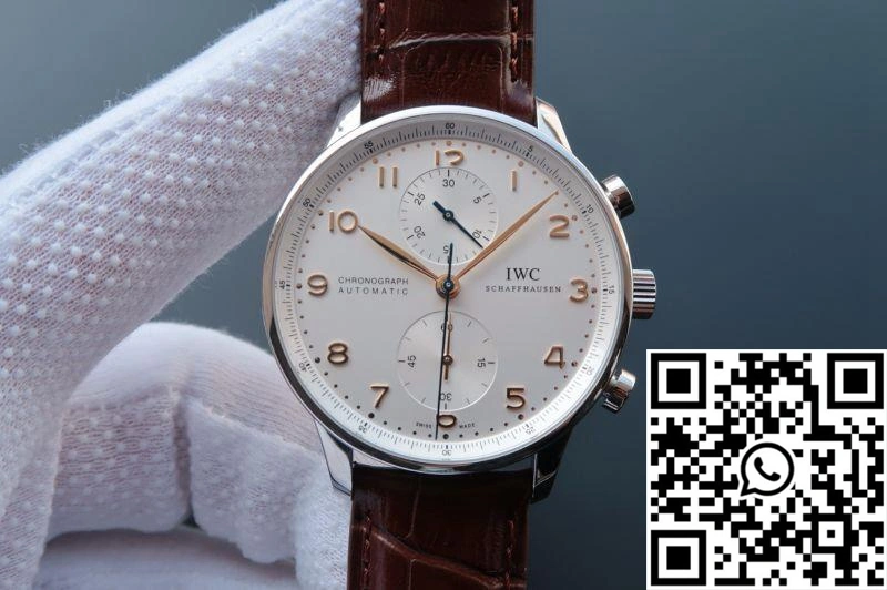 IWC Portugieser Chronograph IW371445 ZF Factory White Dial