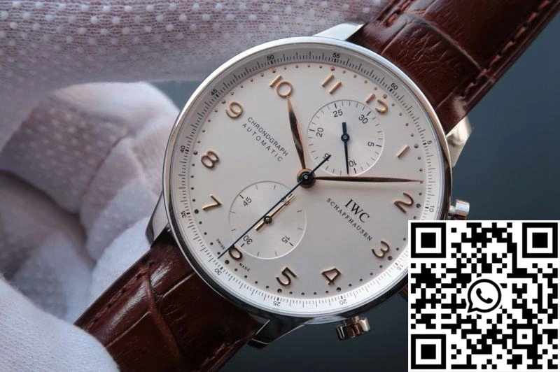 IWC Portugieser Chronograph IW371445 ZF Factory White Dial