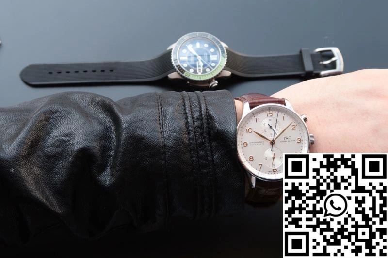 IWC Portugieser Chronograph IW371445 ZF Factory White Dial