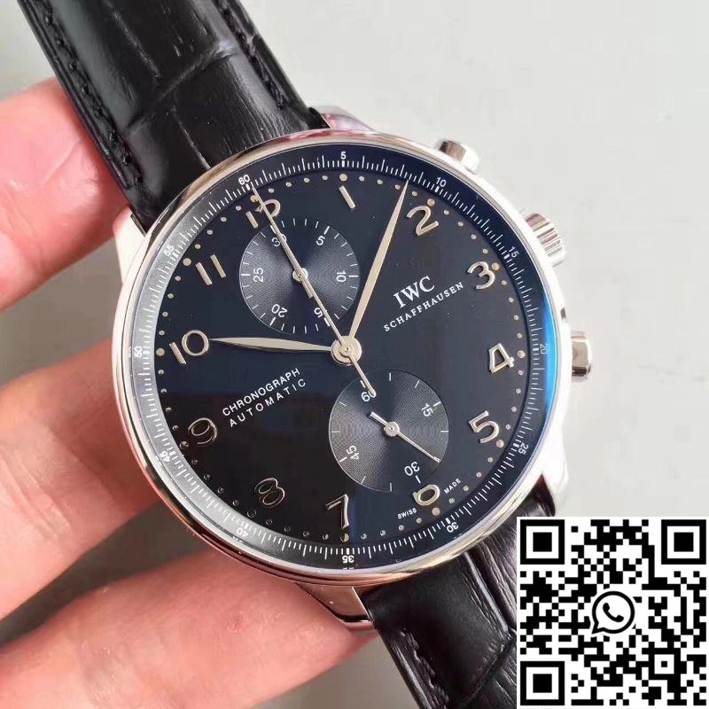 IWC Portugieser Chronograph IW371447 ZF Factory Black Dial