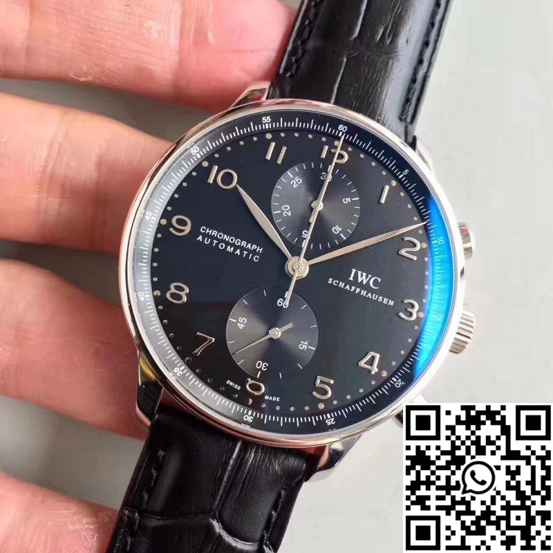 IWC Portugieser Chronograph IW371447 ZF Factory Black Dial