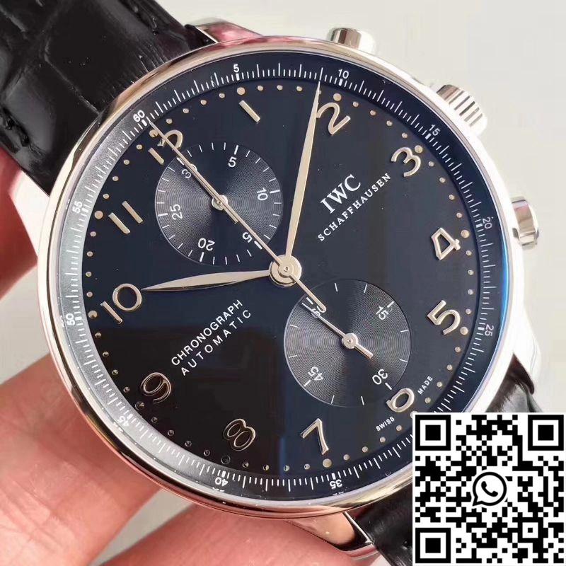 IWC Portugieser Chronograph IW371447 ZF Factory Black Dial