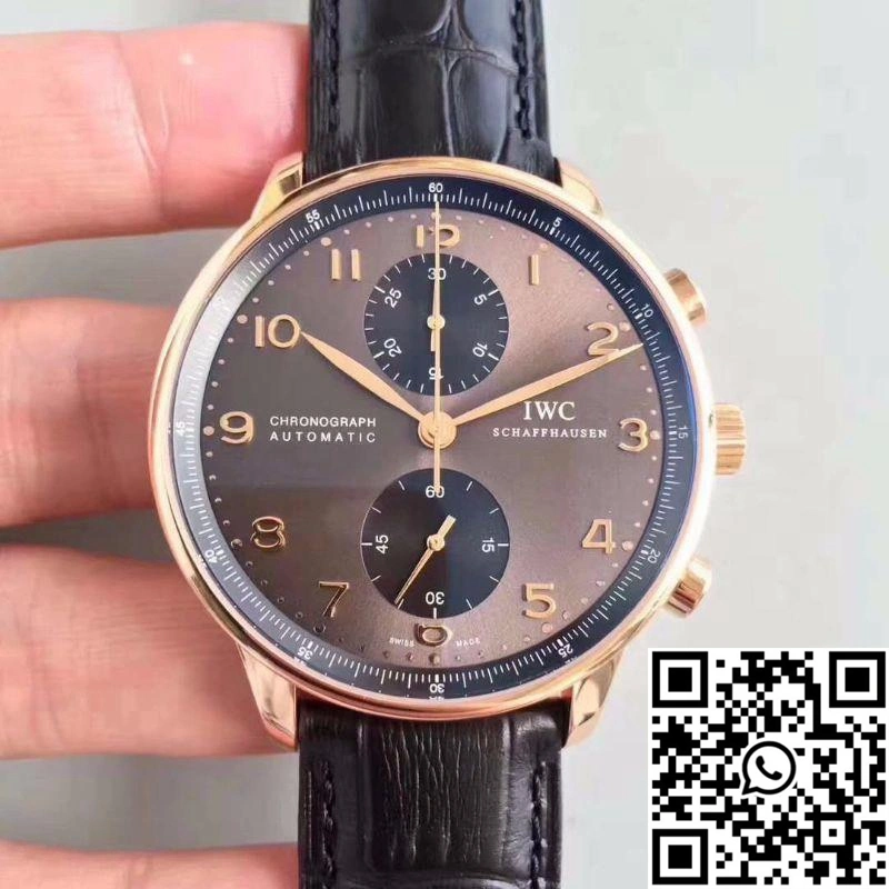 IWC Portugieser Chronograph IW371482 ZF Factory Anthracite Dial