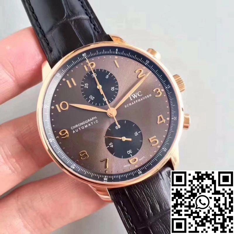 IWC Portugieser Chronograph IW371482 ZF Factory Anthracite Dial
