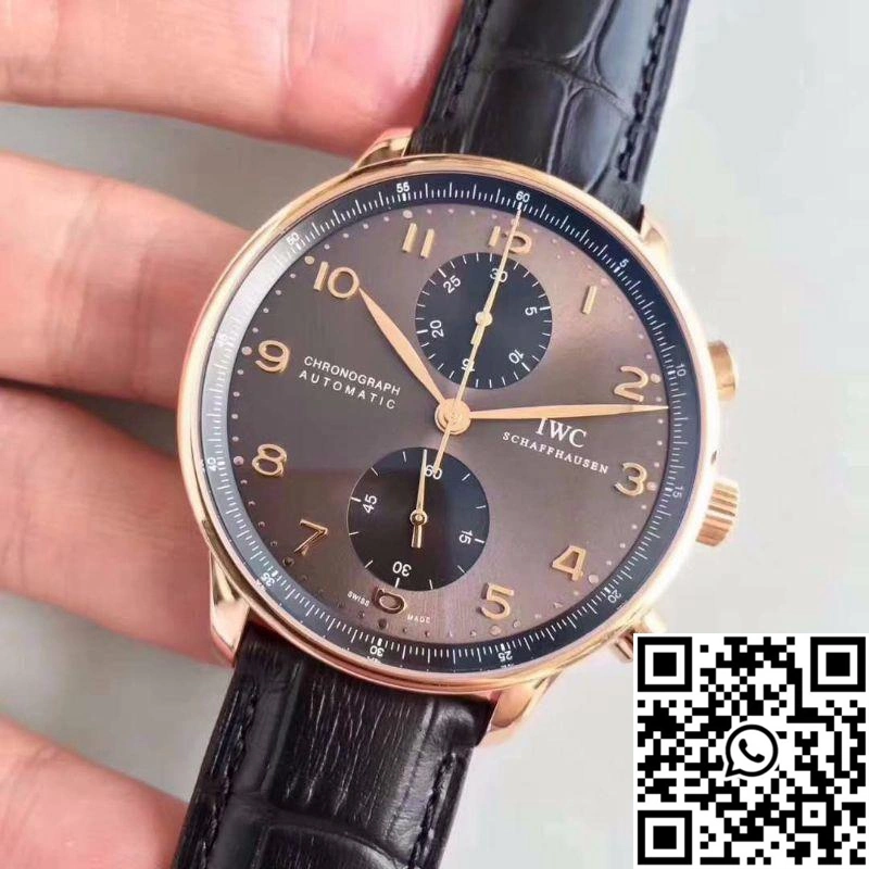 IWC Portugieser Chronograph IW371482 ZF Factory Anthracite Dial