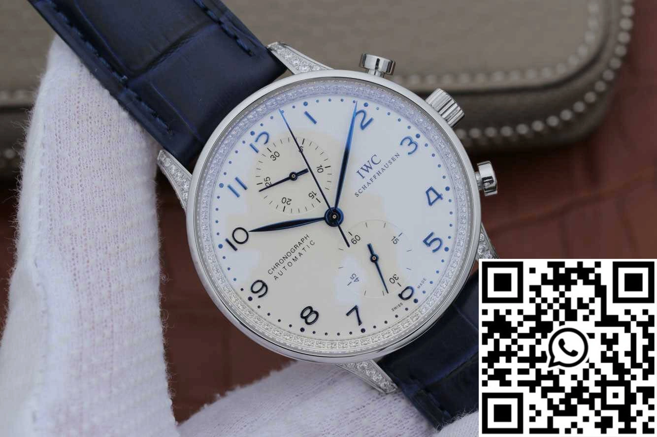 IWC Portugieser IW371440 ZF Factory V2 Diamond White Dial