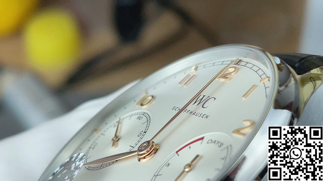 IWC Portugieser IW371601 ZF Factory Stainless Steel White Dail Gold hand