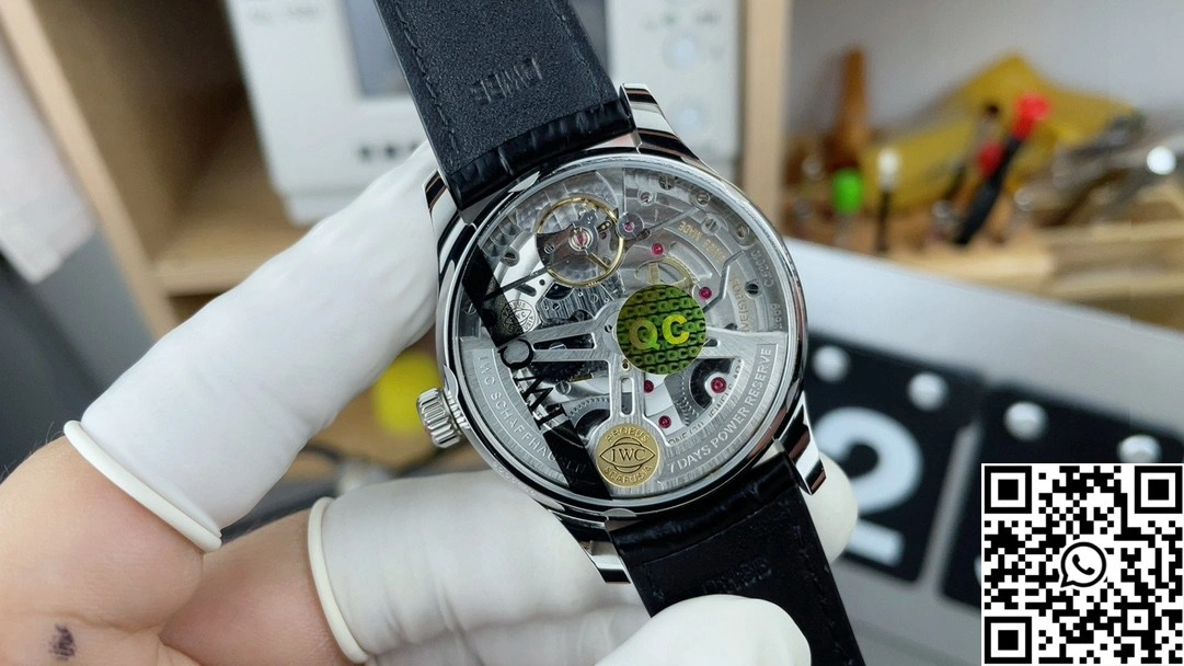 IWC Portugieser IW371601 ZF Factory Stainless Steel White Dail Gold hand